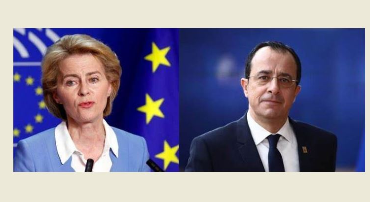 رئيسة المفوضية الأوروبية والرئيس القبرصي في بيروت الخميس