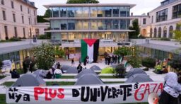 تضامنا مع غزة…تظاهرات في جامعات لبنانية