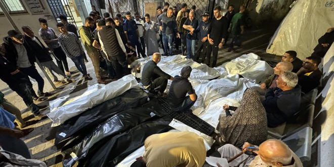 استشهاد 19 فلسطينياً وإصابة آخرين جراء عدوان إسرائيلي على مدينة رفح
