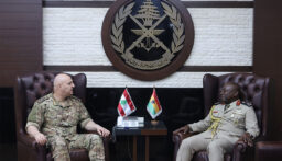 قائد الجيش استقبل رئيس أركان الدفاع الغاني