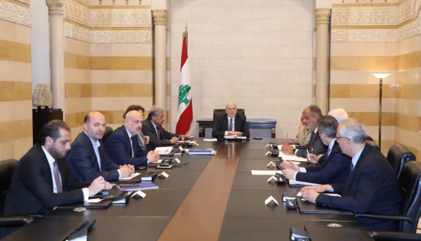 ميقاتي ترأس اجتماع لجنة تنفيذ مشروع التحول الرقمي في الادارات وبحث مع أبو الحسن والبيسري في الاوضاع العامة