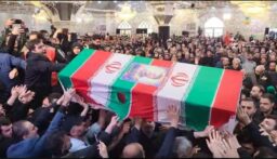 جثمان عبد اللهيان ووري الثرى بمدينة شهر ري جنوبي طهران