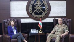قائد الجيش بحث مع السفيرة الأميركية الأوضاع العامة والتقى المفوض العام للأونروا