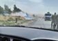 بالفيديو: استهداف سيارة داخل الأراضي السورية قرب معبر المصنع الحدودي مع لبنان