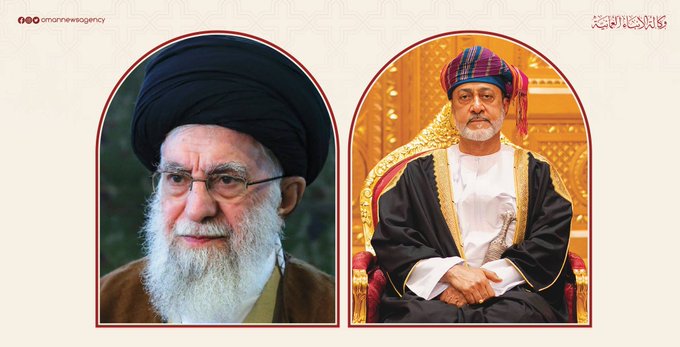 سلطان عمان يعزي المرشد الإيراني بمصرع رئيسي