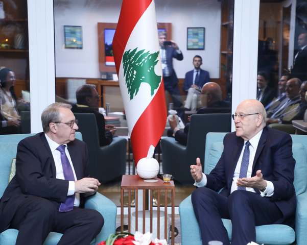 ميقاتي يلتقي بوغدانوف في المنامة: لبنان يقدر لروسيا عاليًا دعمها المستمر له