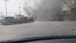 بالصور – مسيّرة استهدفت دراجة نارية في بنت جبيل ومعلومات عن وقوع اصابات