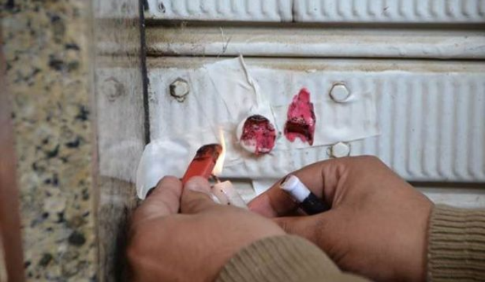 إقفال محل غير شرعي لتصليح الإطارات في العدوسية