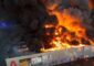 بالفيديو: حريق يلتهم نحو 80% من مركز تسوق ضخم في وارسو
