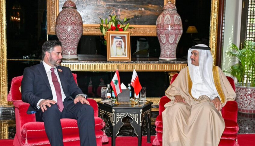 سلام اجتمع مع وزير العدل والشؤون الإسلامية والأوقاف البحريني..