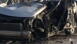 بالفيديو والصورة- غارة إسرائيلية استهدفت سيارة على طريق مجدل عنجر في البقاع الأوسط