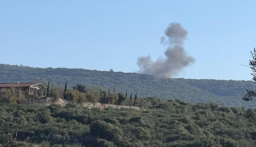 انفجار صاروخ اعتراضي معاد فوق ميس الجبل
