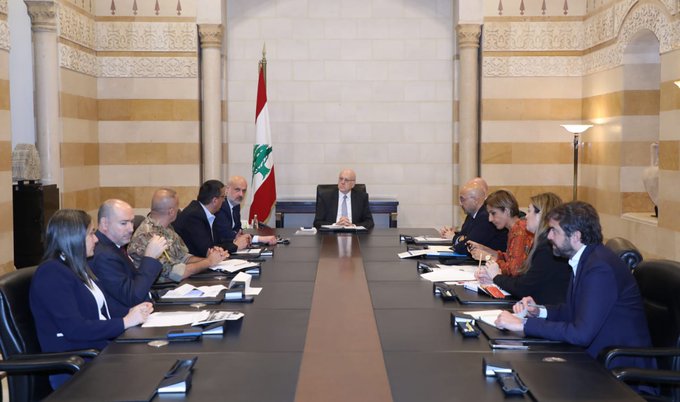 ميقاتي رأس اجتماعاً وزارياً بحث في خطوات الحكومة لدعم الاهالي في الجنوب