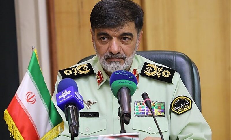 الأمن الداخلي الايراني: لم يتم الإبلاغ عن أي حوادث أمنية في البلاد