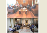 البيسري بحث مع وفد فلسطيني في أوضاع المخيمات والتقى وفداً من إتحاد نقابات الأفران