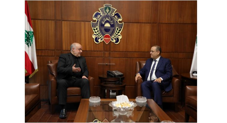البيسري بحث والسفير الايراني في المستجدات الاقليمية