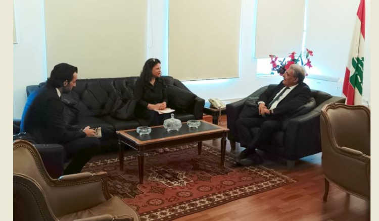الخوري تابع مع ممثلة الـ”UNDP” مشاريع وأنشطة مشتركة