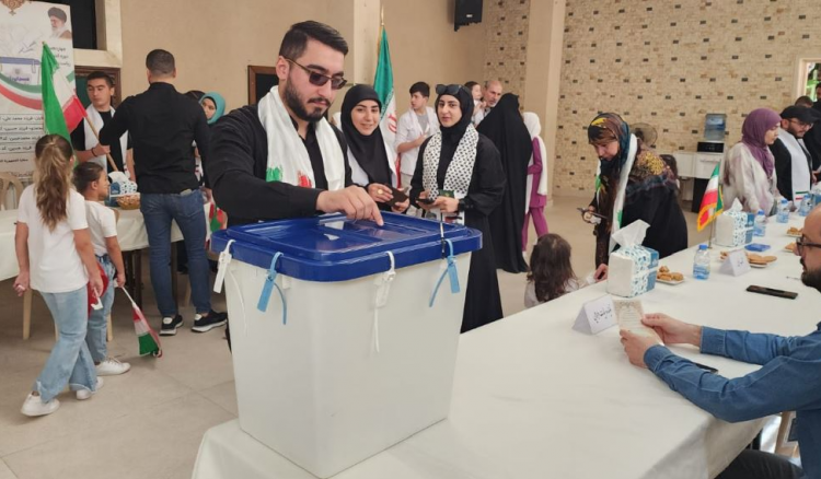 الرعايا الإيرانيون اقترعوا لرئيسهم العتيد في بعلبك