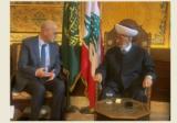 دريان عرض مع زواره الاوضاع العامة