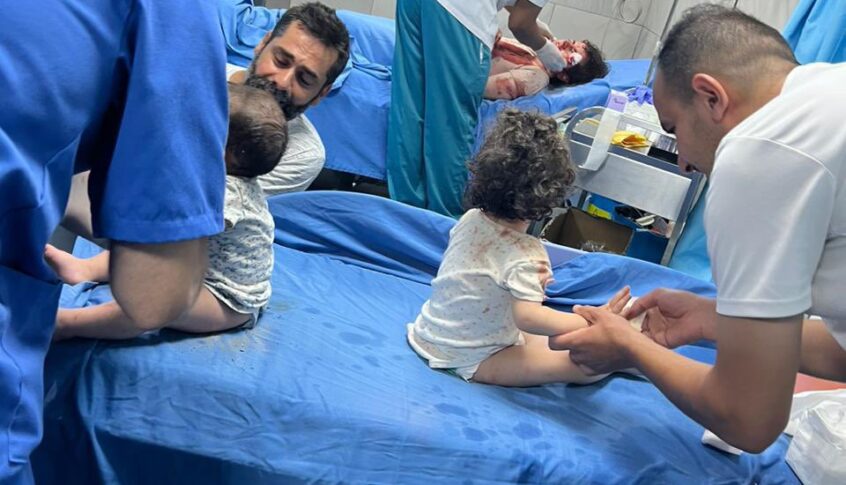 شهيدة وعشرات الجرحى جراء الغارة على مبنى في صور