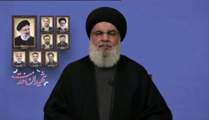 السيد نصرالله: مصير شعوب المنطقة وحكوماتها ومستقبل المنطقة مرهون بالمجريات والوقائع في الجمهورية الاسلامية الايرانية