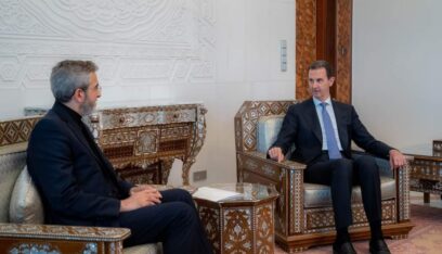 وزير الخارجية الايراني بحث مع الرئيس الأسد “العلاقات الثنائية بين البلدين”