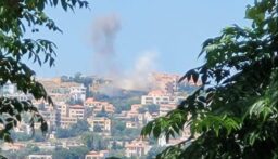 قنابل مضيئة فوق بلدة الخيام ونشوب حريق
