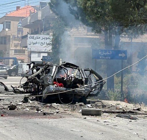بالفيديو- الاحتلال يوثّق لحظة تنفيذ الغارة في الخيارة “البقاع الغربي”
