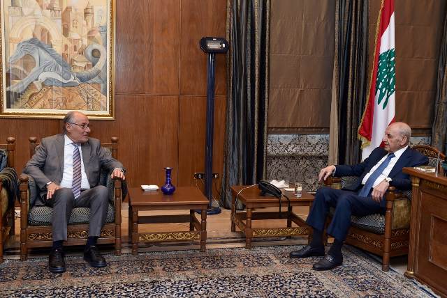 بري يستقبل الحلبي وبويز ويعرض لأزمة النازحين مع نائب رئيس المفوضية الأوروبية