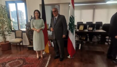 بو حبيب التقى نظيرته الألمانية: التشديد على أهمية بذل كل الجهود لمنع التصعيد وتوسع رقعة الحرب