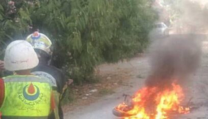 طائرات معادية تستهدف دراجة نارية في بلدة البرغلية مجددا(صورة)