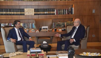 ميقاتي استقبل هوكستين: المطلوب وقف العدوان الاسرائيلي المستمر على لبنان والعودة الى الهدوء
