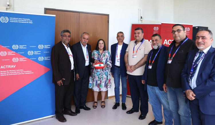 وفد العمالي التقى في جنيف مسؤولة في منظمة العمل وأطلعها على نتائج العدوان الاسرائيلي على الجنوب
