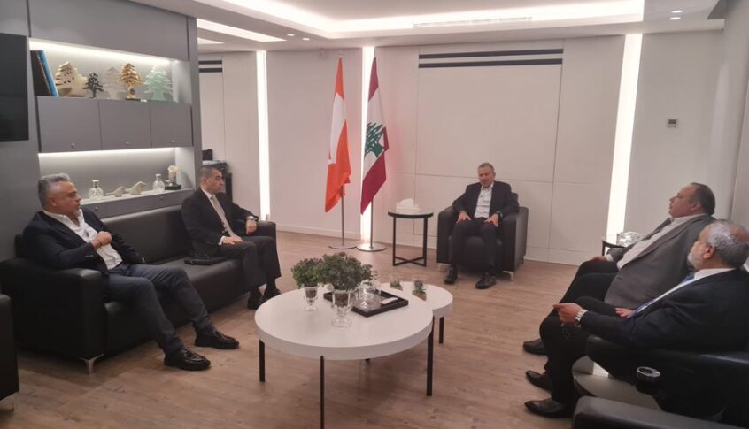 باسيل استقبل رئيس الحزب السوري القومي الاجتماعي