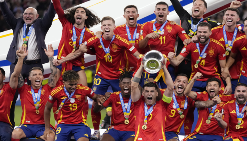اسبانيا تتوج بكأس أوروبا للمرة الرابعة