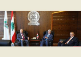 صفير وحبيب بحثا مع سليم الأوضاع الاقتصادية والمصرفية