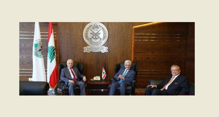 صفير وحبيب بحثا مع سليم الأوضاع الاقتصادية والمصرفية