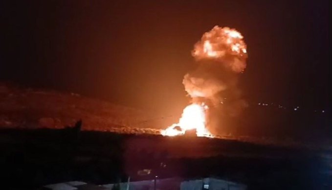 انفجار صهريج غاز في خراج الهيشة العكارية