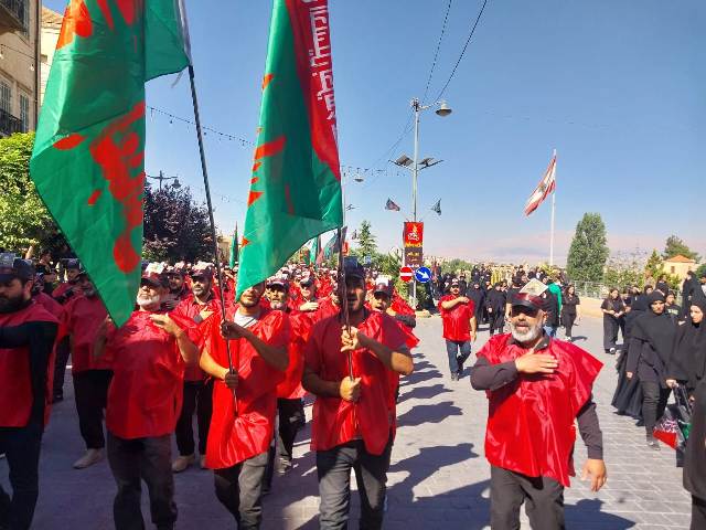 بالصور: احياء ذكرى عاشوراء في بعلبك