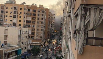 بالفيديو- لحظة شن العدو الإسرائيلي العدوان على الضاحية الجنوبية لبيروت