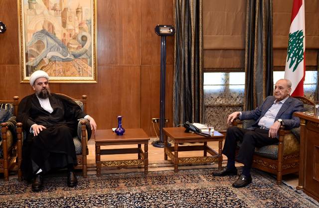 بري إستقبل المفتي قبلان وتابع مع زواره الأوضاع العامة