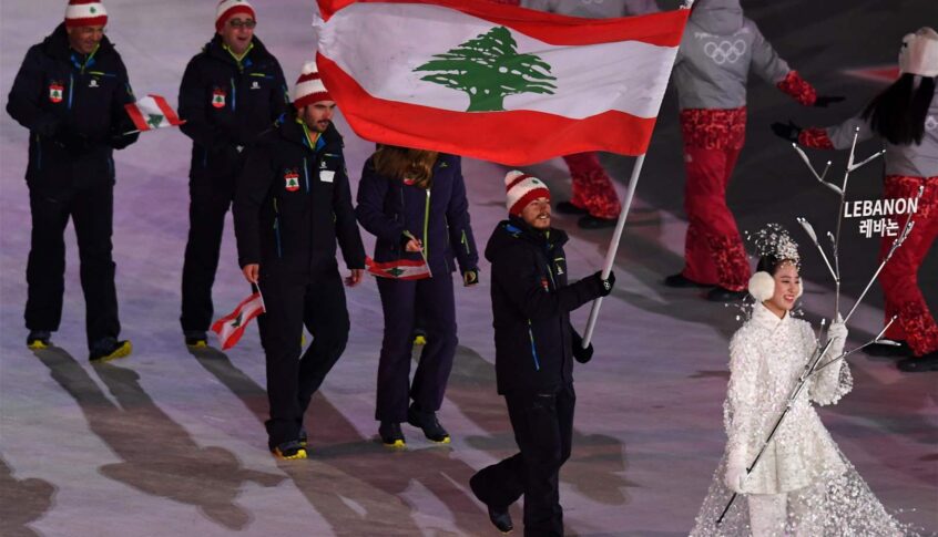 بالصورة- لحظة دخول بعثة لبنان إلى أولمبياد باريس
