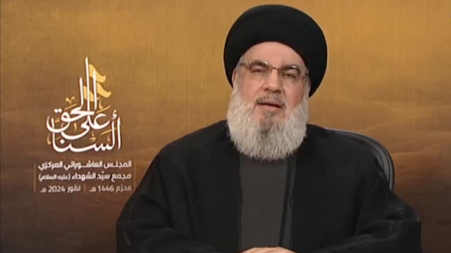 السيد نصرالله: لم نعتدِ على أحد بل أميركا هي التي اعتدت على شعوب منطقتنا و”إسرائيل” تعتدي على شعوبنا