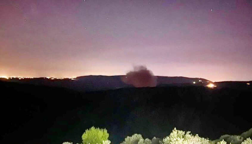 غارتان على منطقة المحمودية ليلاً