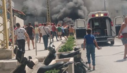 شهيد جراء غارة من مسيرة اسرائيلية استهدفت سيارة رباعية الدفع في محلة الفيلات بصيدا