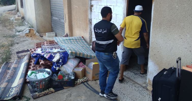 أمن ألدولة  أجلت نازحين سوريين غير شرعيين من بلدة بصرما