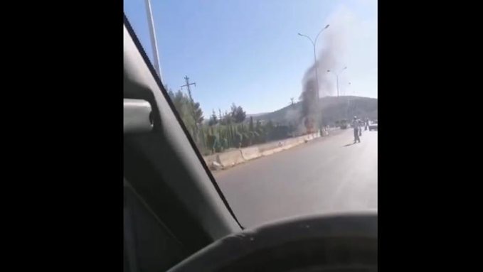 العدو يستهدف سيارة على الحدود السورية اللبنانية
