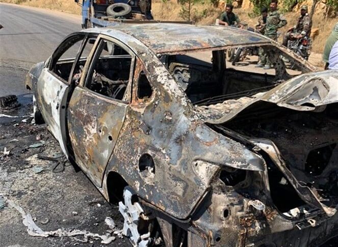 “الحدث”: المسيرة على طريق دمشق بيروت الدولي تقتل سوريا من العشائر(بالصورة)
