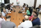 الأبيض التقى خلية الازمة في صيدا وجمعيات معنية بتقديم الخدمات للنازحين: لتنسيق المهمات مع الوزارة