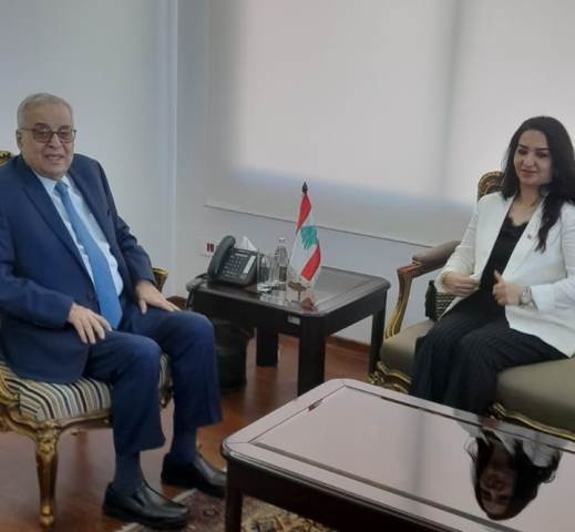 بوحبيب استقبل سفير سويسرا والقائم بالأعمال المؤقت لسفارة العراق